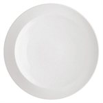 6 Assiettes Plates blanches Smoos 28 cm Guy Degrenne
